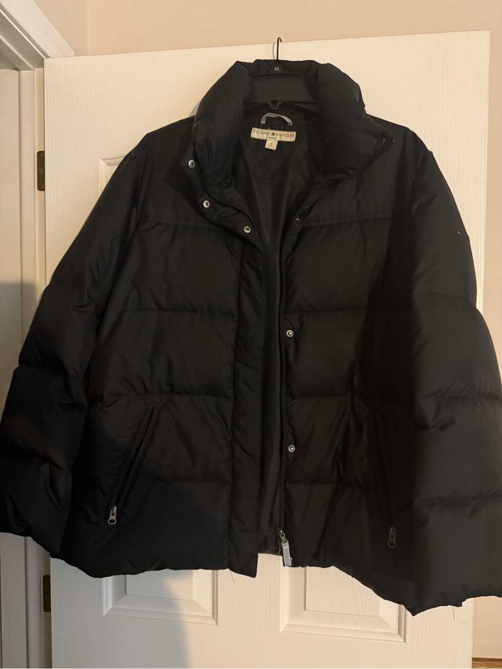 Tommy Hilfiger Black Quilted Lined Jacket